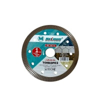 Диск алмазный 125 x 1 x 22.23 мм, тонкий рез, турбо кромка, "MAXIMUM" (Максимум) MX 06775