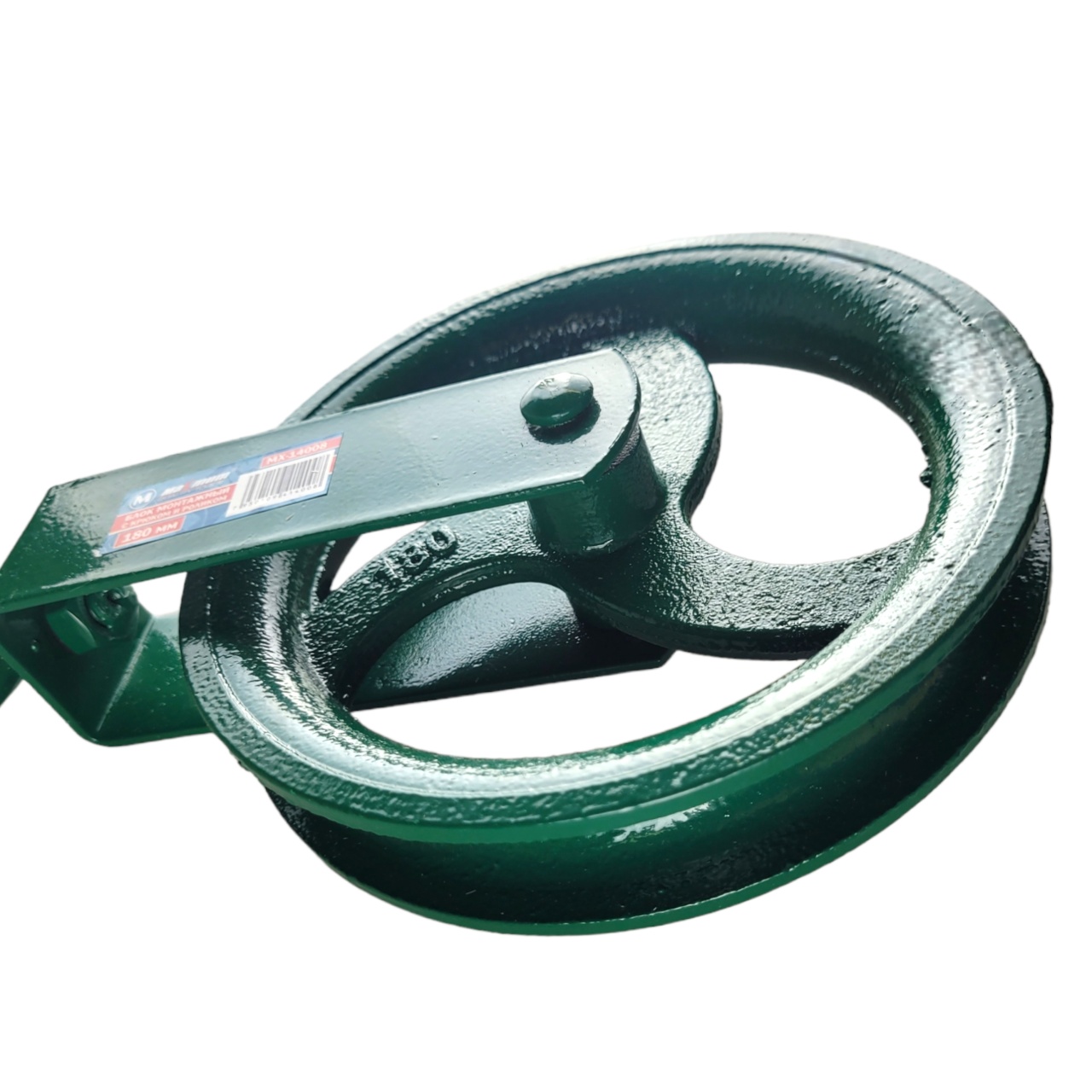 Блок монтажный 1,2 тонны, с крюком и роликом 180 мм, "MAXIMUM" MX 14008 оптом