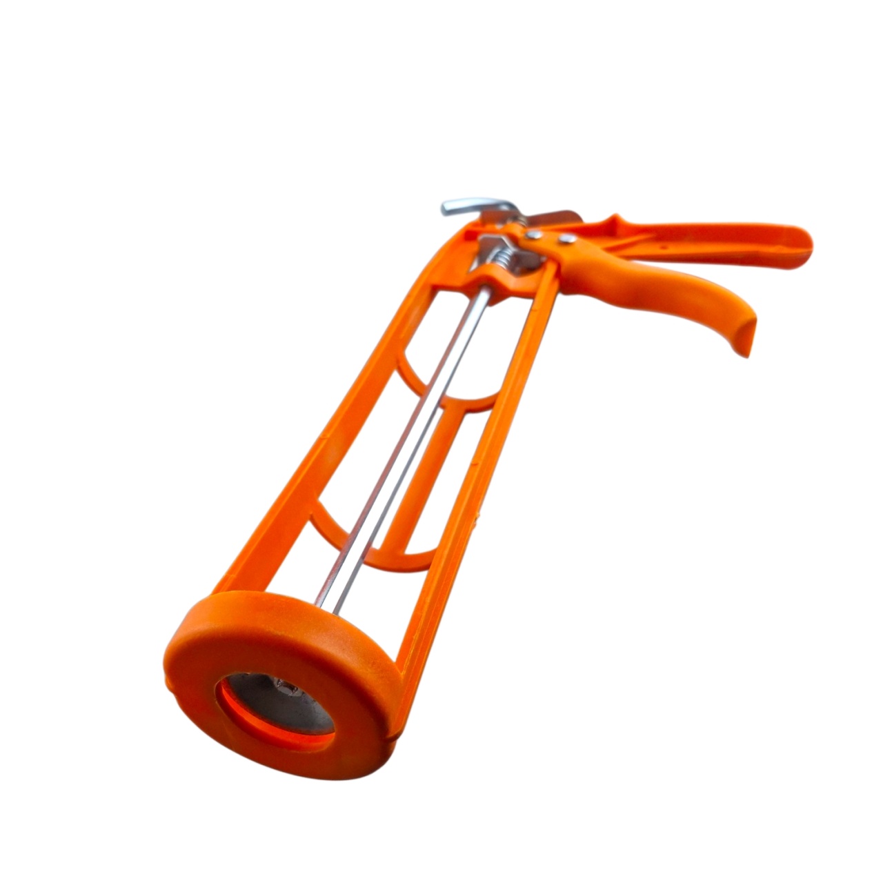 пистолет для герметика 310 мл, пластиковый, скелетый, оранжевый, "maximum"(максимум) mx 46566 оптом