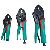 Набор клещей зажимных Cr-V с фиксатором 140/180/250 мм, прорезиненные, "MAXIMUM" 188 MX 12837