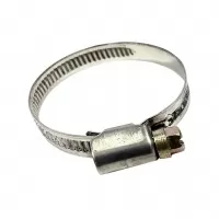 Хомут червячный 32-50 мм, нержавейка, "MAXIMUM"  (кратно 50 шт) (2629)