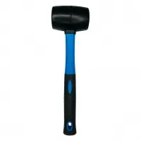 Киянка резиновая с фиберглассовой рукояткой 750 гр, черная