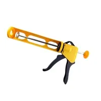 Пистолет для герметика 390 мл., полукорпусный, пластиковый, "MAXIMUM" MX 16064